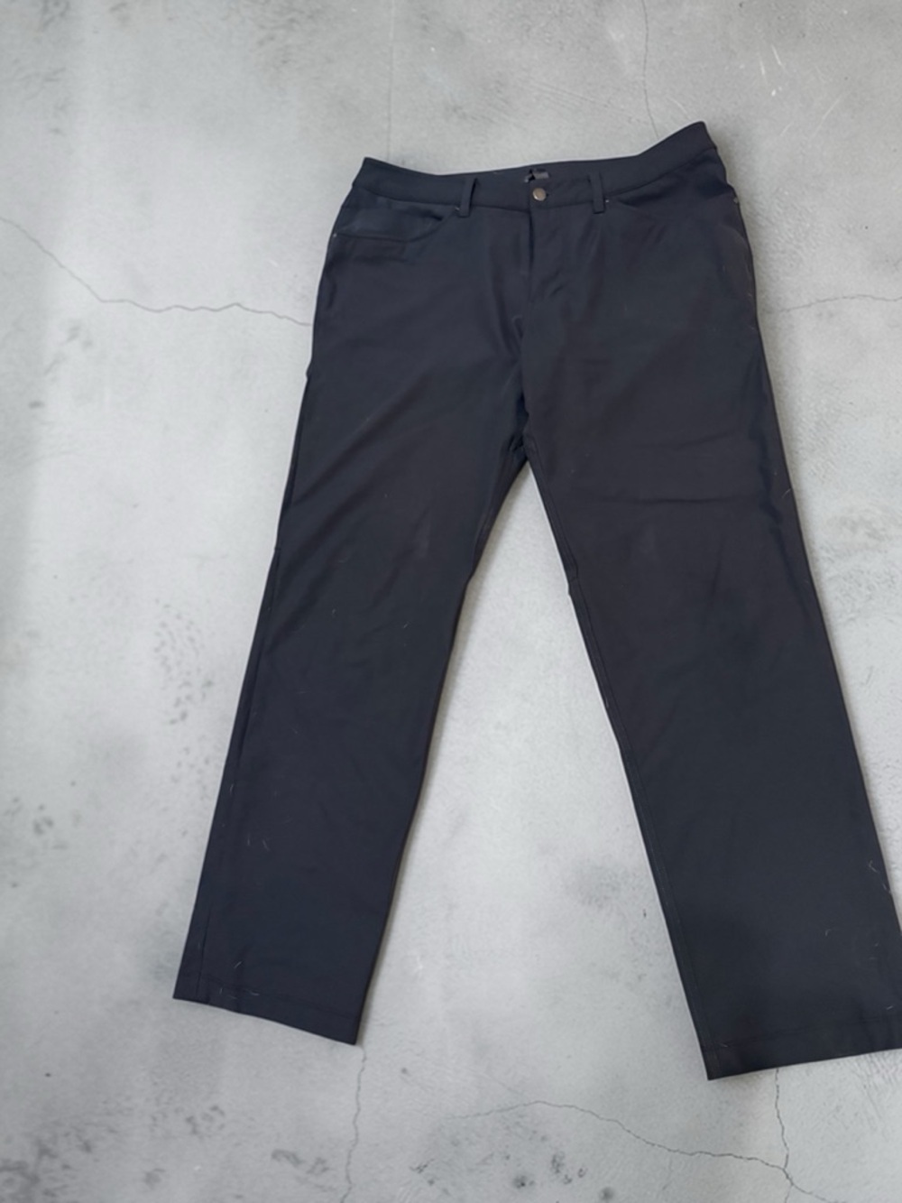Lululemon pants Men’s 35 Gotham Gray ABC Classic fit Warpstreme Quick dry golf - Picture 2 of 3